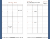 1st Quarter 2025 - Spiral Bound Planner - SHIPPING INCL.