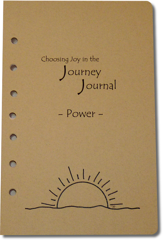 Choosing Joy in the Journey Journal -Power-Classic 7 hole punch - Click Image to Close