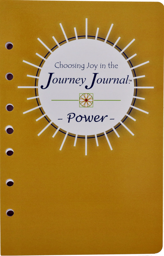 Choosing Joy in the Journey Journal -Power- 7 hole punched - Click Image to Close